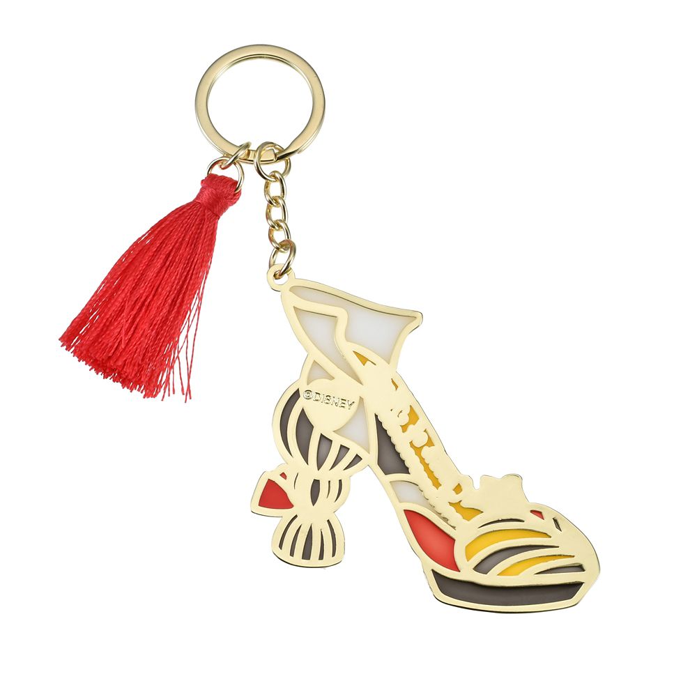 ハートの女王 キーホルダー・キーチェーン ハイヒール ステンドグラス風 DISNEY VILLAINS