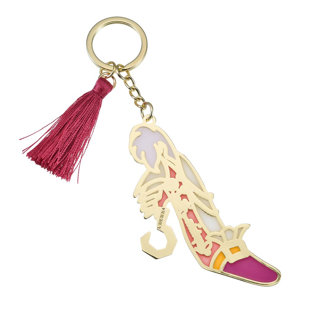 フック船長 キーホルダー・キーチェーン ハイヒール ステンドグラス風 DISNEY VILLAINS