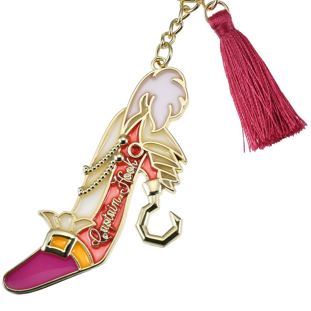 フック船長 キーホルダー・キーチェーン ハイヒール ステンドグラス風 DISNEY VILLAINS
