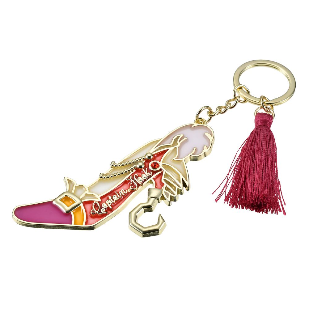 フック船長 キーホルダー・キーチェーン ハイヒール ステンドグラス風 DISNEY VILLAINS
