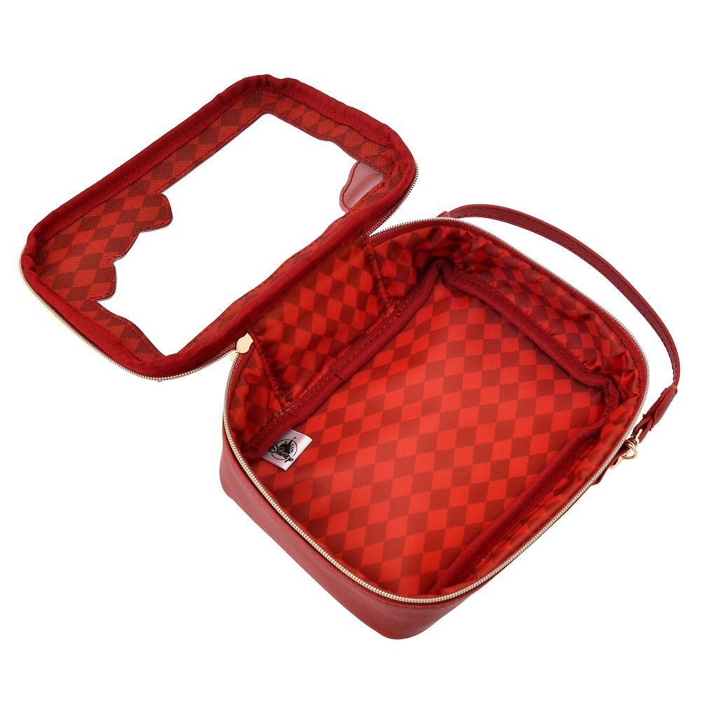 ふしぎの国のアリス ポーチ ストラップ付き クリア窓 DISNEY VILLAINS