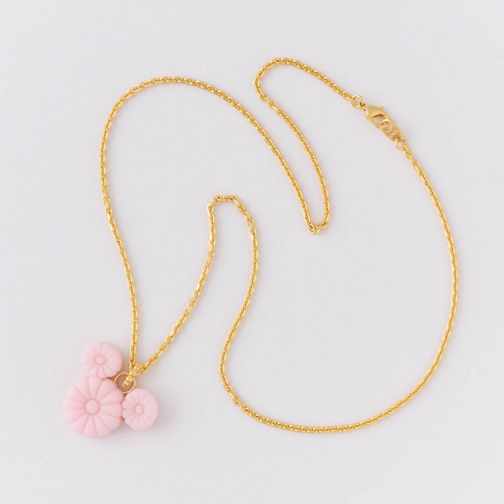 【キューポット】ミッキーマウス/ネックレス　サクラ ワサンボン