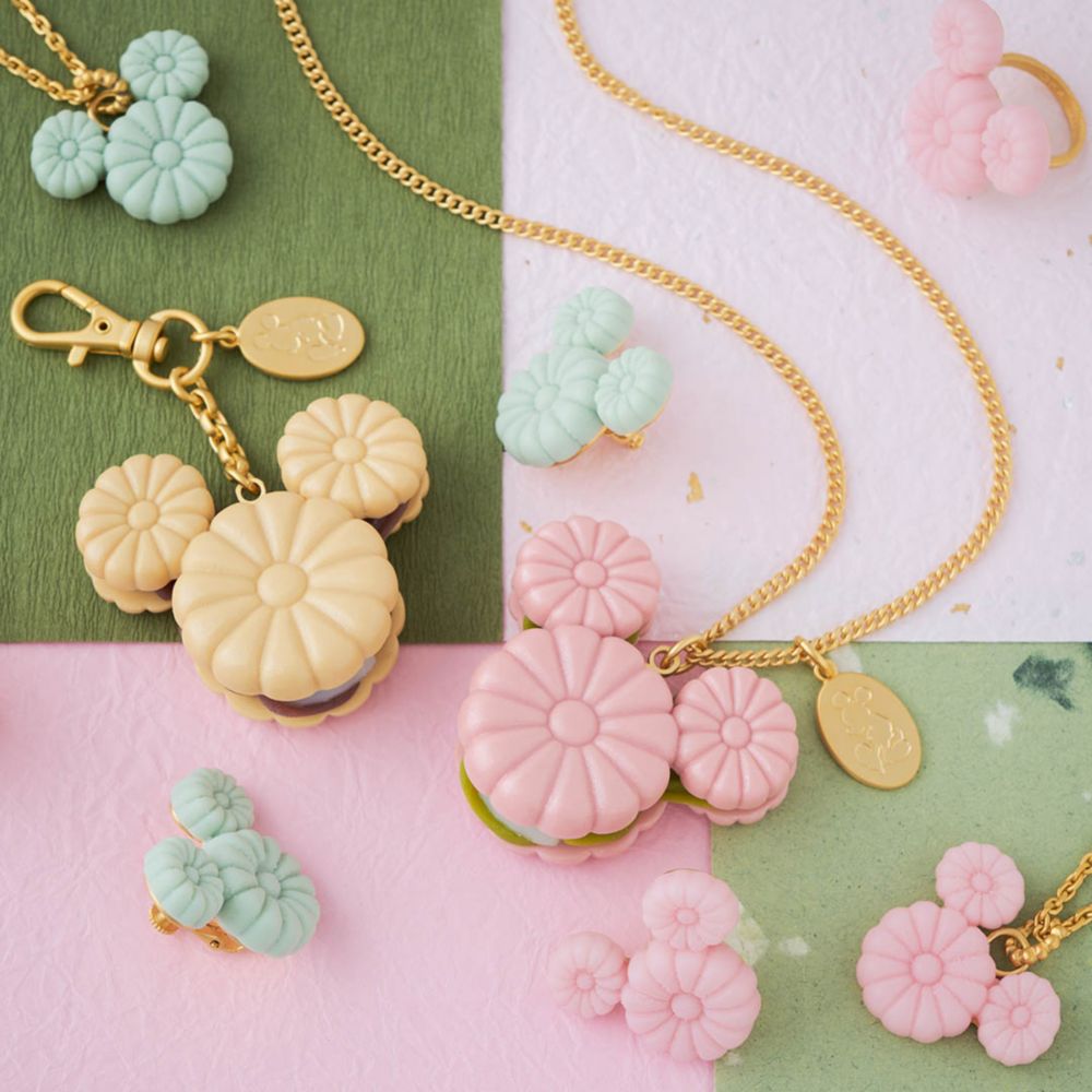 【キューポット】ミッキーマウス/ネックレス　マッチャ ワサンボン