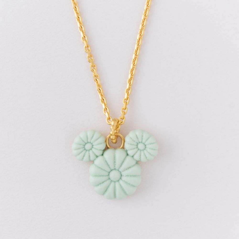 【キューポット】ミッキーマウス/ネックレス　マッチャ ワサンボン