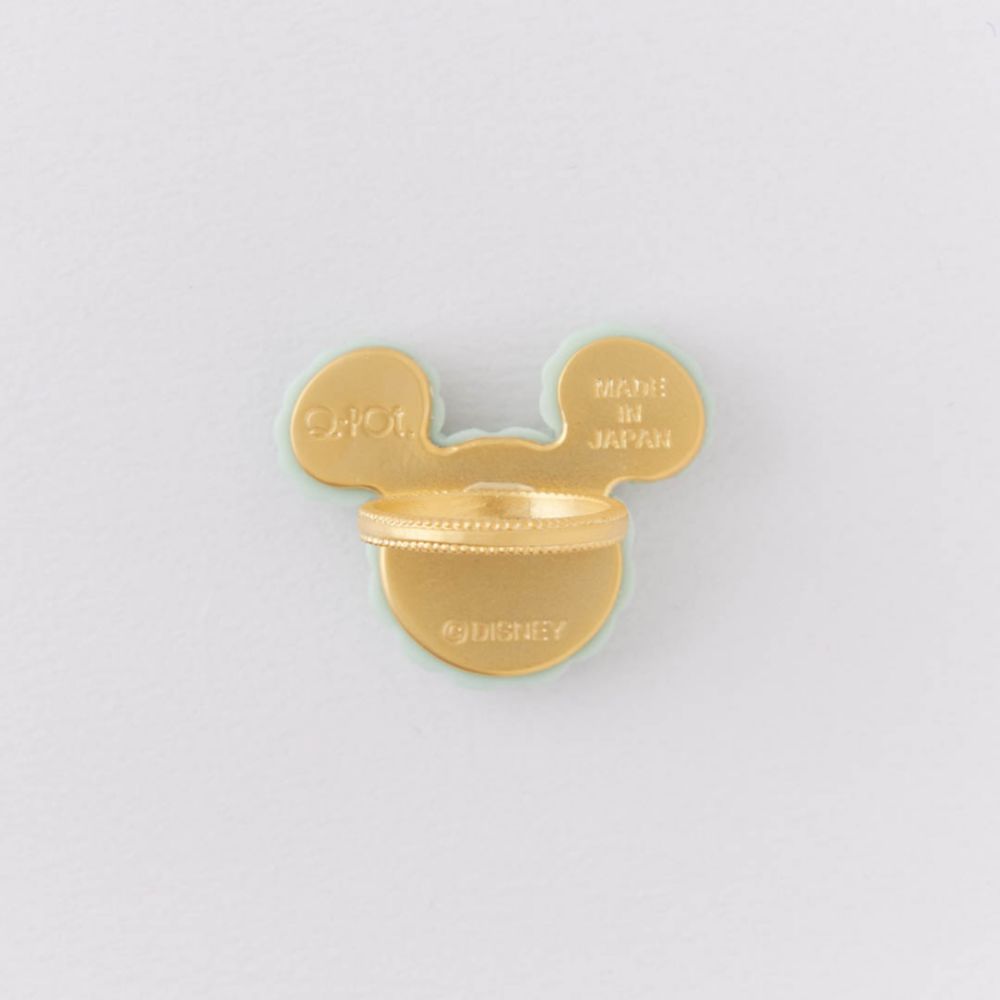 【キューポット】ミッキーマウス/リング　11号　マッチャ ワサンボン