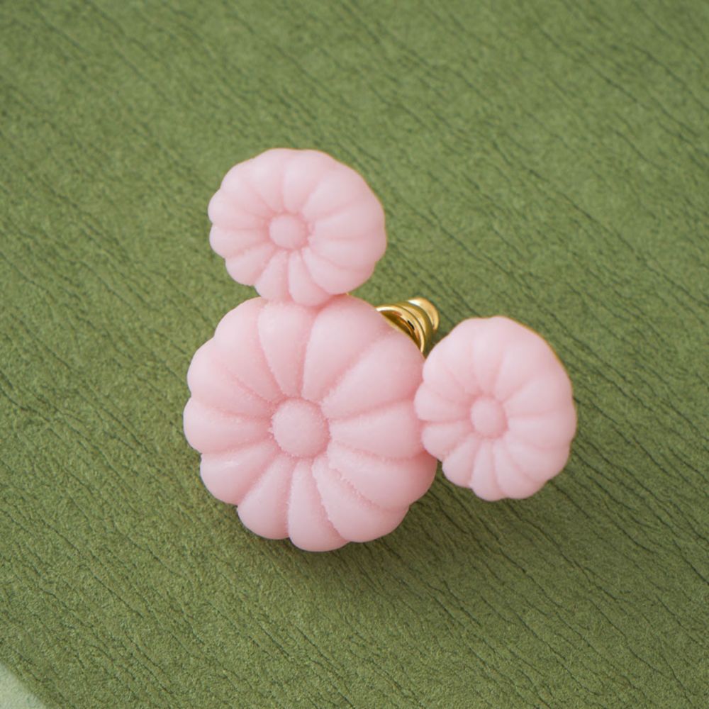 【キューポット】ミッキーマウス/ピアス　サクラ ワサンボン