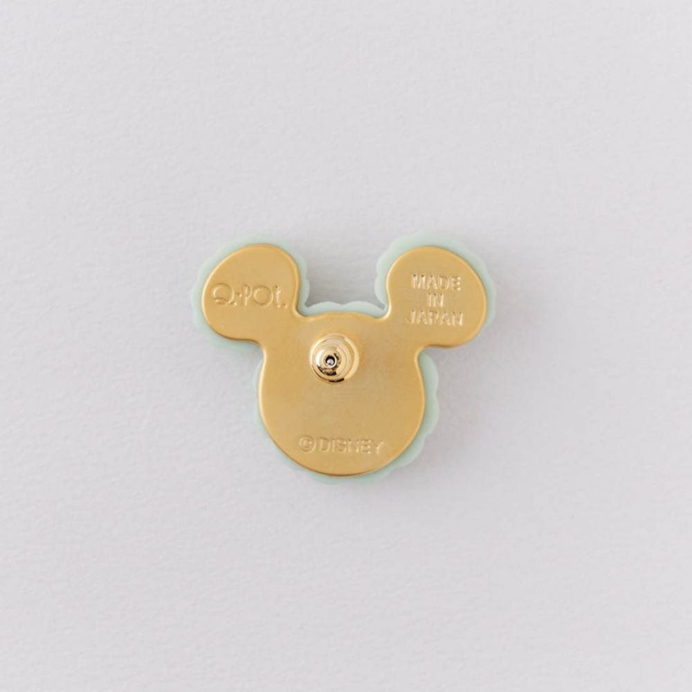 【キューポット】ミッキーマウス/ピアス　マッチャ ワサンボン