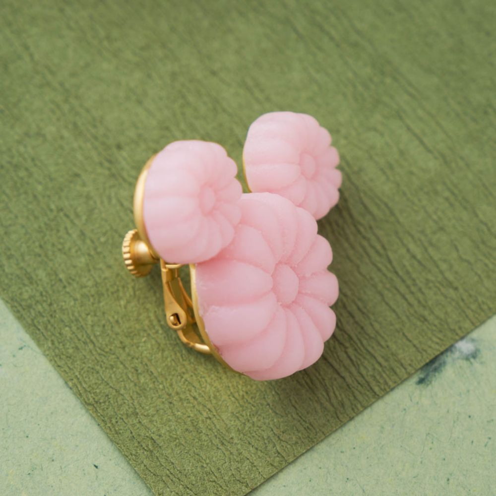 【キューポット】ミッキーマウス/イヤリング　サクラ ワサンボン