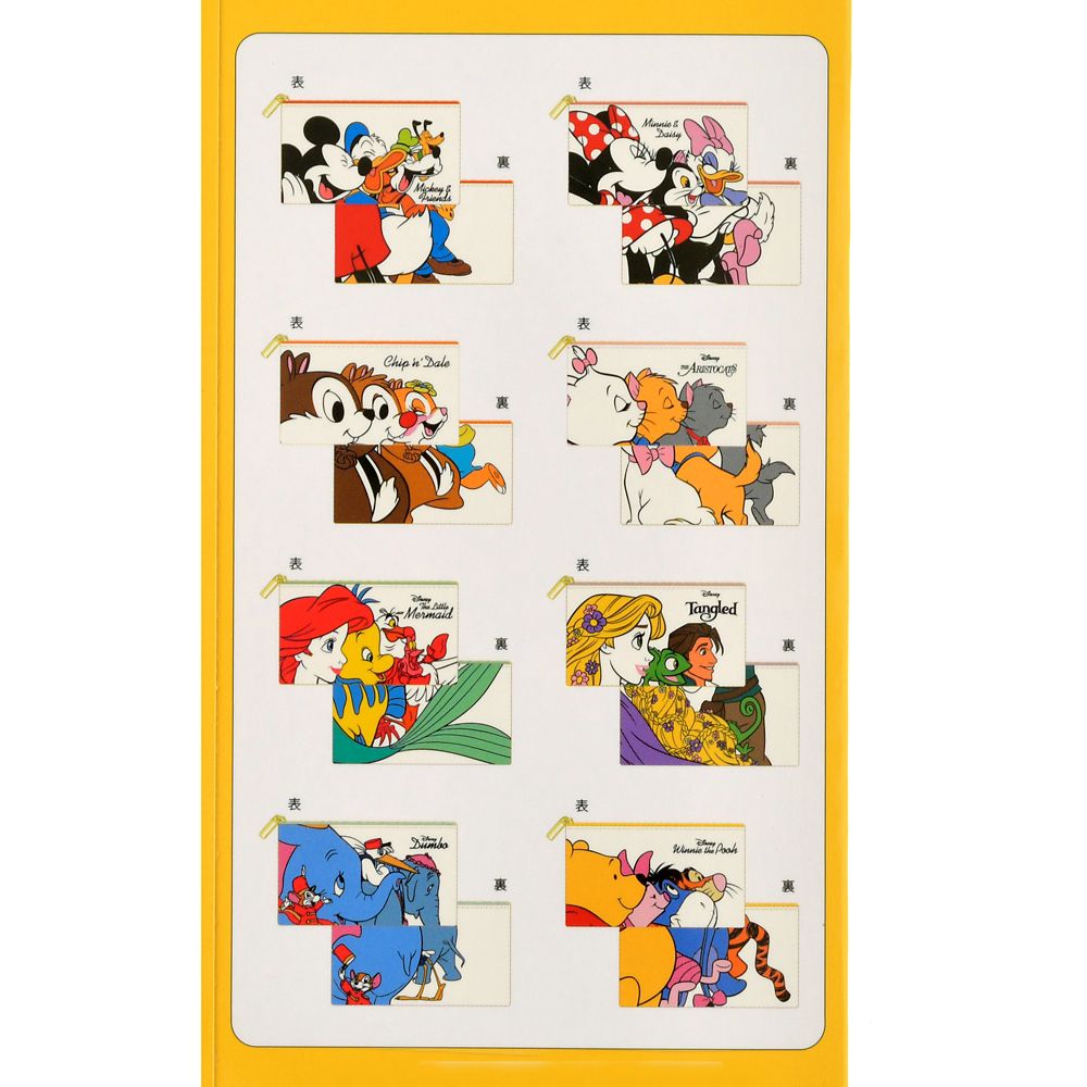 【再入荷】ディズニーキャラクター シークレットポーチ フラット Lineup