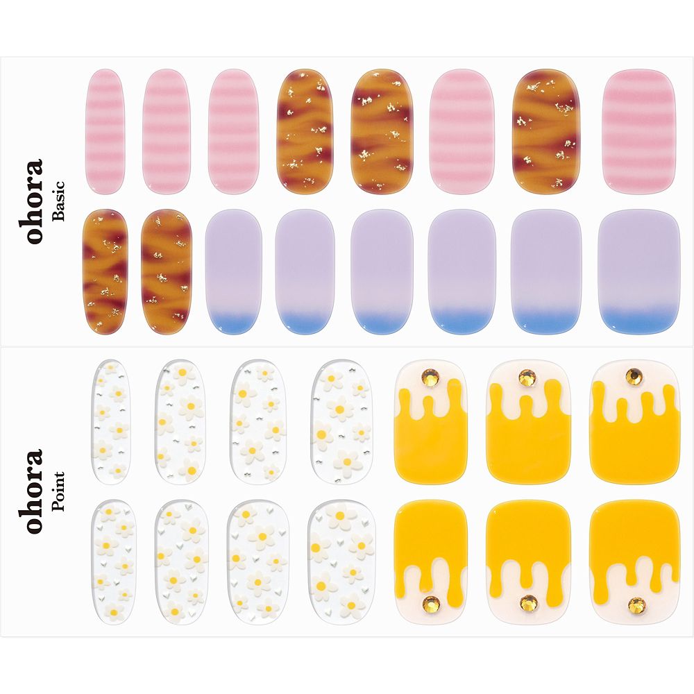 【ohora】プー＆フレンズ ネイルシール セミキュアジェルネイル NP-037-JC