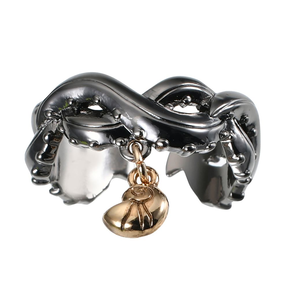 アースラ、フロットサム＆ジェットサム スカーフ・リング セット パープル DISNEY VILLAINS