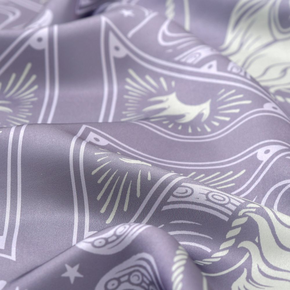 アースラ、フロットサム＆ジェットサム スカーフ・リング セット パープル DISNEY VILLAINS