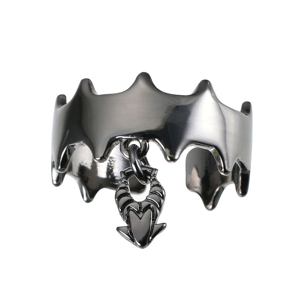 マレフィセント＆ディアブロ スカーフ・リング セット ブラック DISNEY VILLAINS