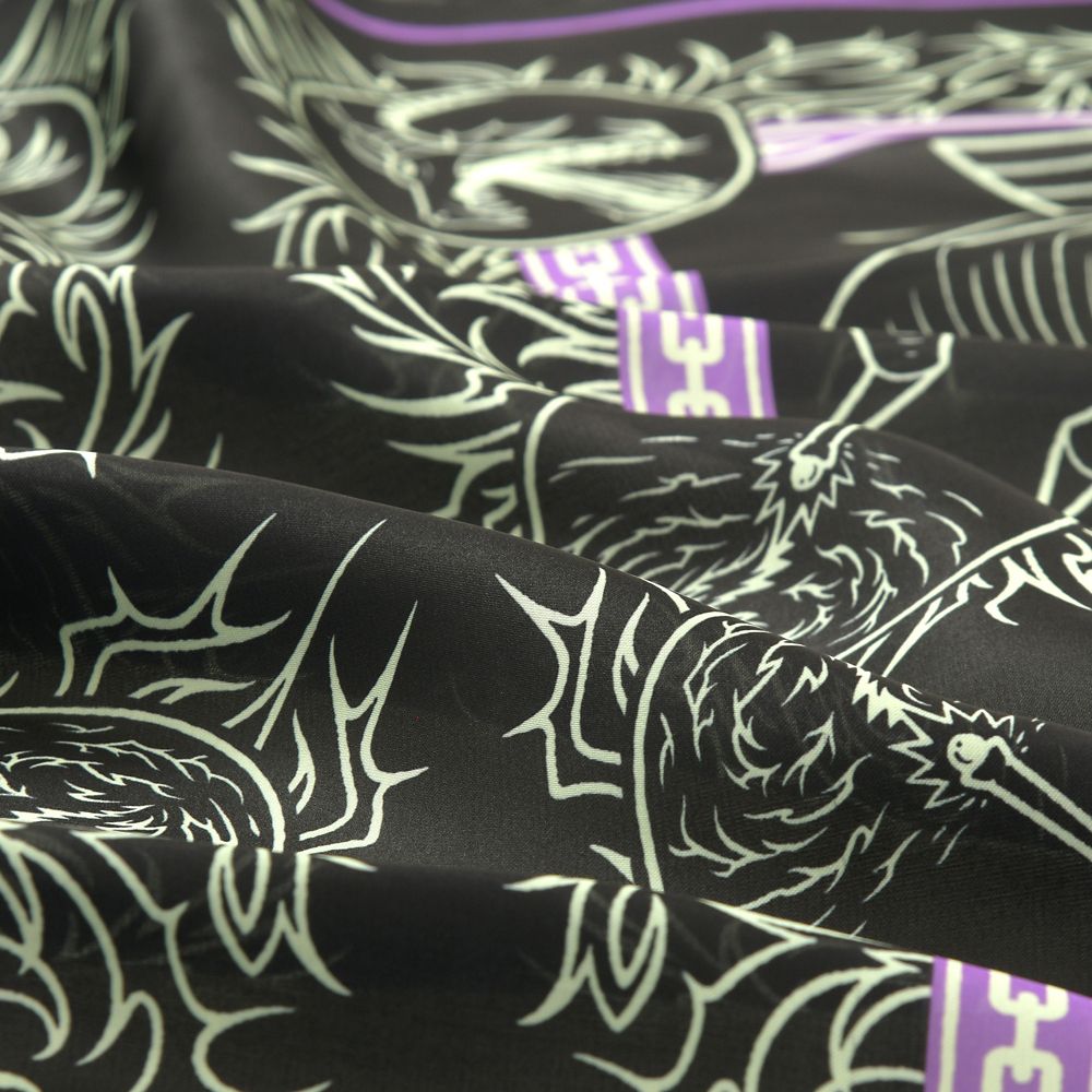 マレフィセント＆ディアブロ スカーフ・リング セット ブラック DISNEY VILLAINS