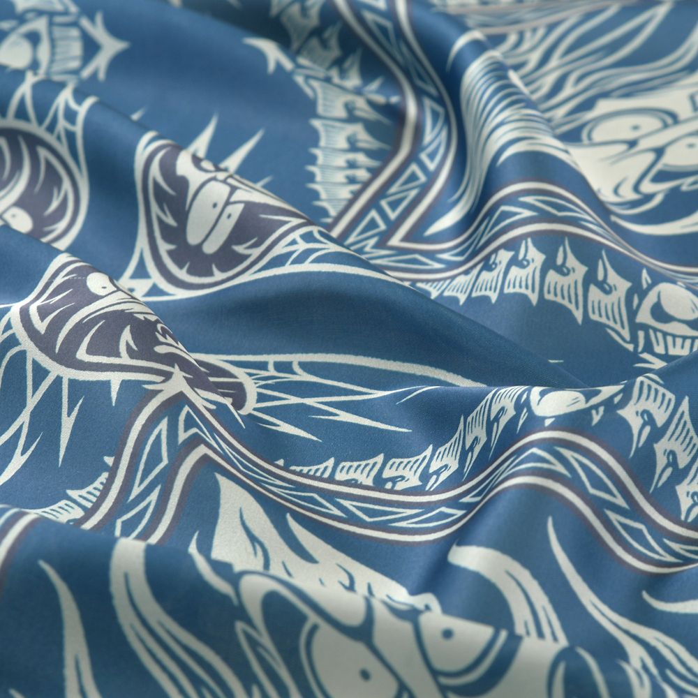 ハデス、ペイン＆パニック スカーフ・リング セット ブルー DISNEY VILLAINS