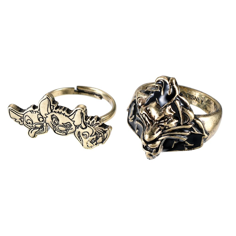 スカー＆シェンジ、バンザイ、エド 指輪・リング DISNEY VILLAINS