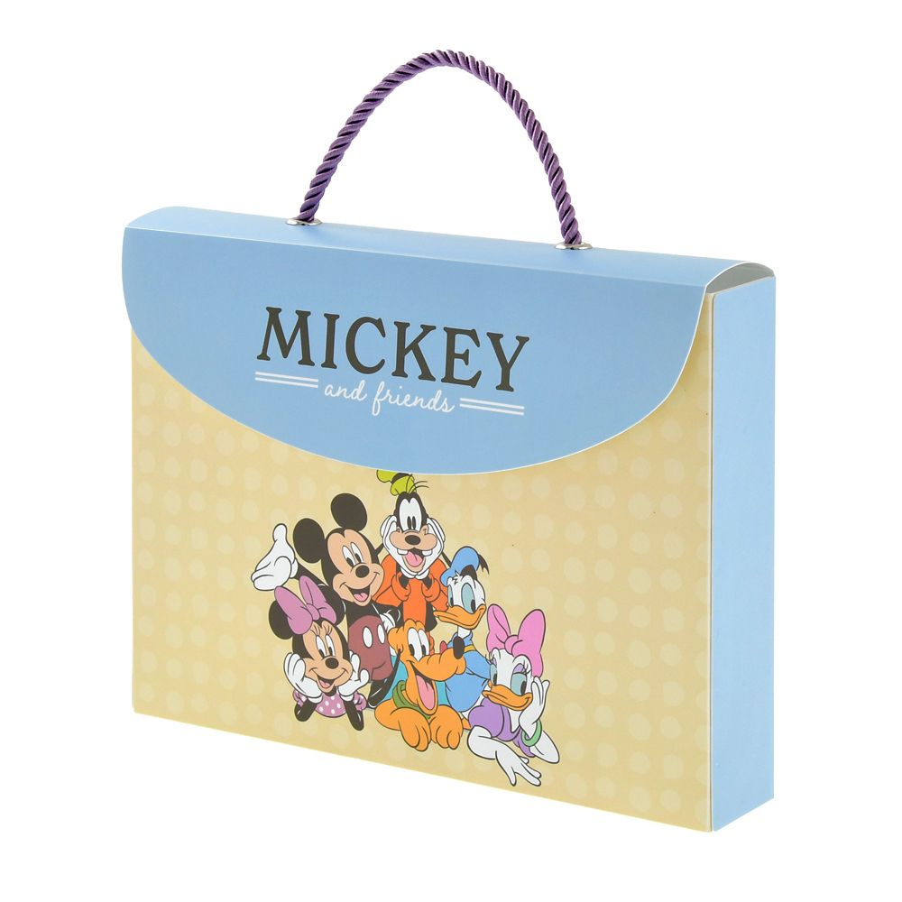 【キッズ用】ミッキー＆フレンズ ぬりえ・色鉛筆 セット ケース入り