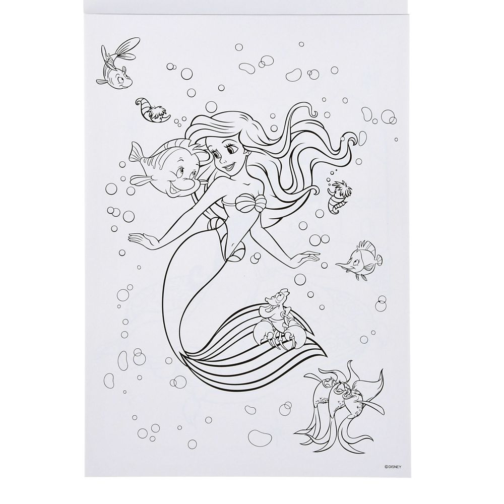 【キッズ用】ディズニープリンセス ぬりえ・色鉛筆 セット ケース入り