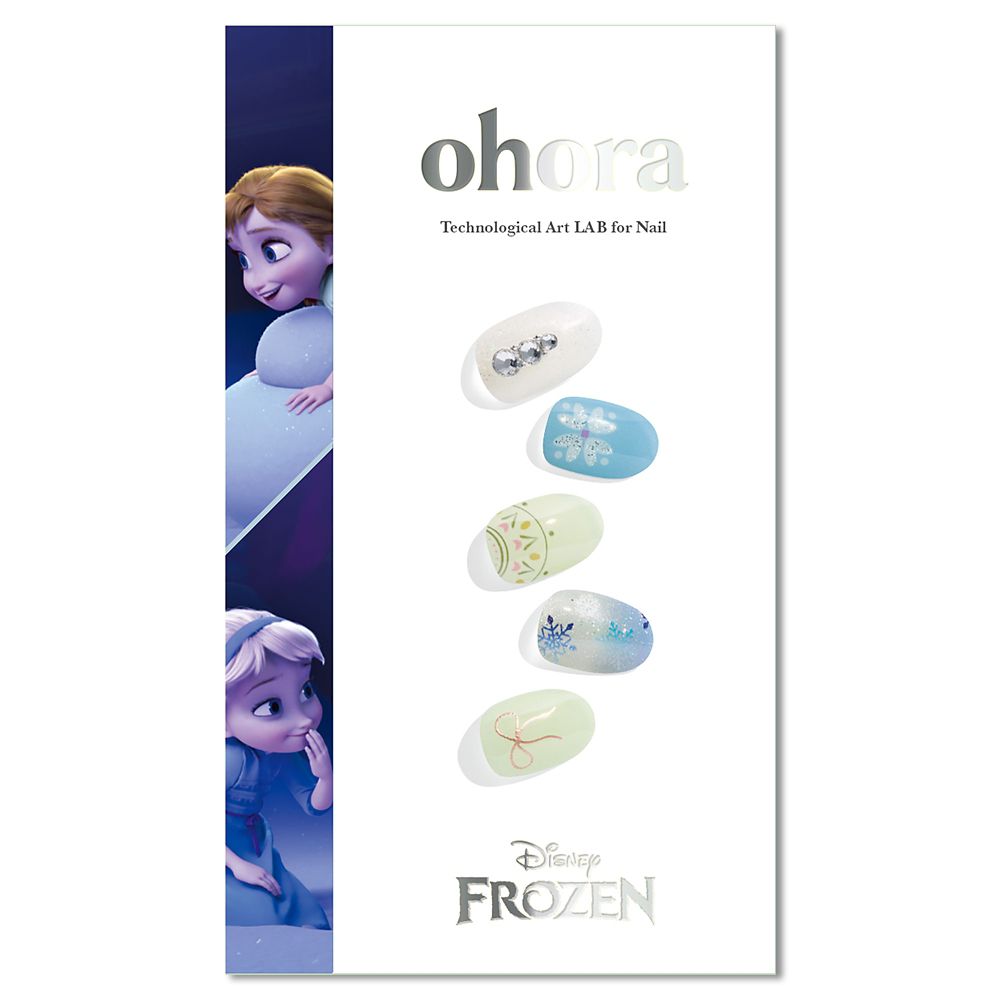 【再入荷】【ohora】アナ、エルサ、オラフ ネイルシール セミキュアジェルネイル NP-040-JC