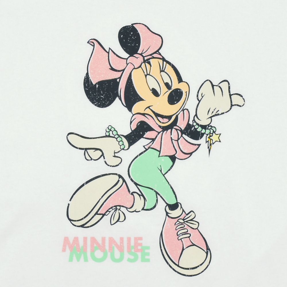 ミニー 半袖Tシャツ ホワイト T-SHIRT FES