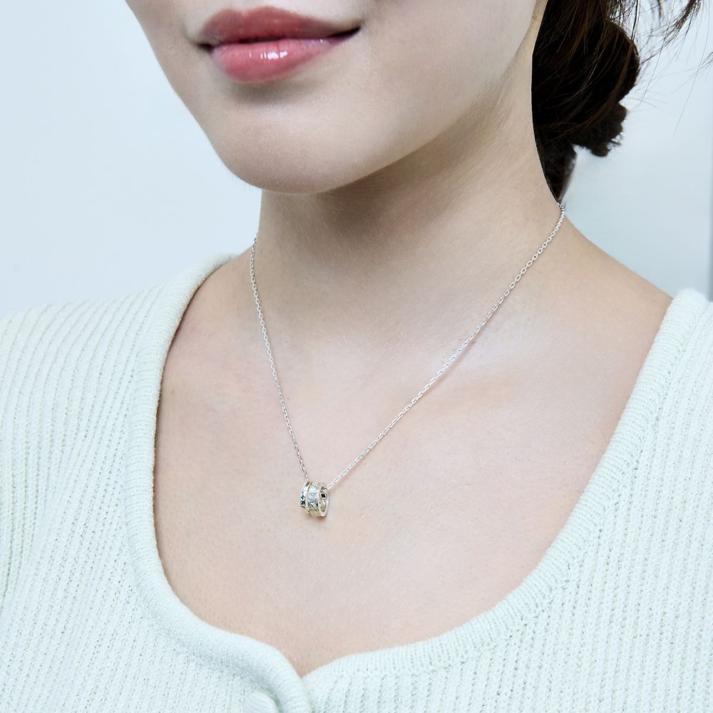 【ザ・キッス】 DI-SN727NG 40cm スティッチ/ ハワイアン シルバー ネックレス