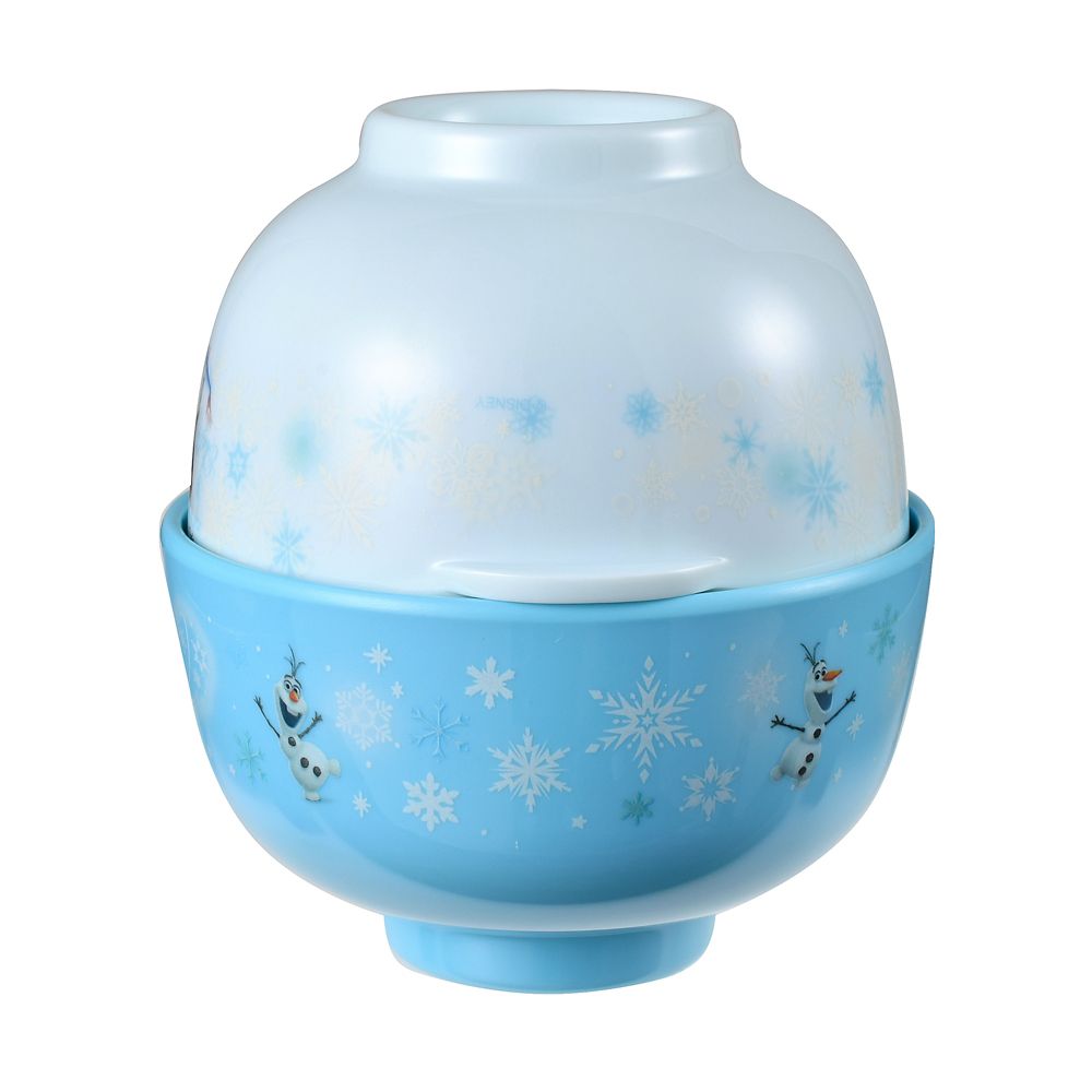 【キッズ用】エルサ＆オラフ 汁椀・茶碗 セット フローズンブルー
