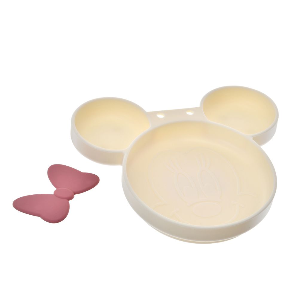 【キッズ用】ミニー プレート シリコン フェイス