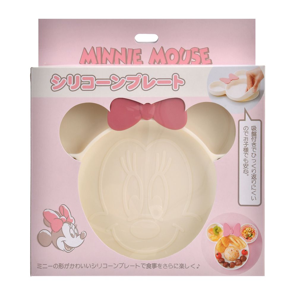 【キッズ用】ミニー プレート シリコン フェイス