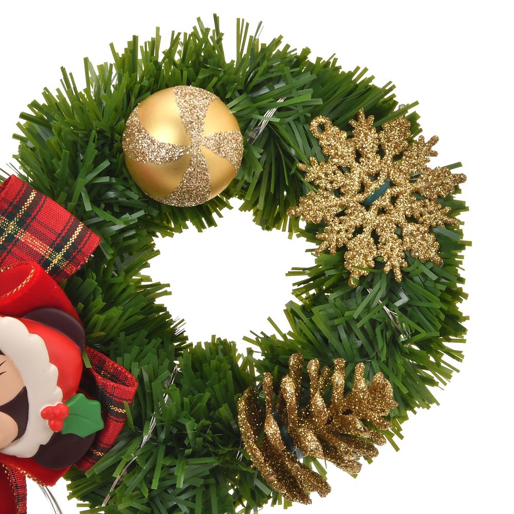 ミッキー＆ミニー リース ライトアップ DISNEY CHRISTMAS