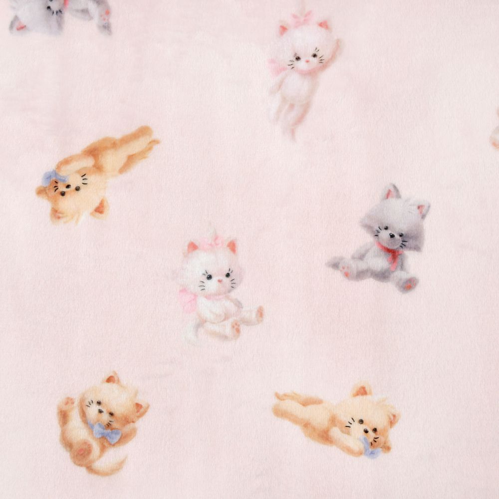 マリー、ベルリオーズ、トゥルーズ おしゃれキャット 長袖 ルームカーディガン ピンク NUIGURUMI