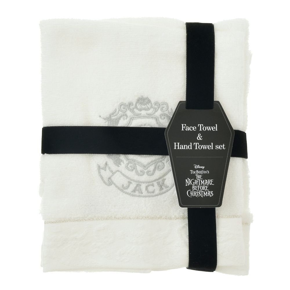 ジャック・スケリントン＆ゼロ ハンドタオル・フェイスタオル セット Hotel like Collection from the movie &ldquo;Tim Burton's The Nightmare Before Christmas&rdquo;