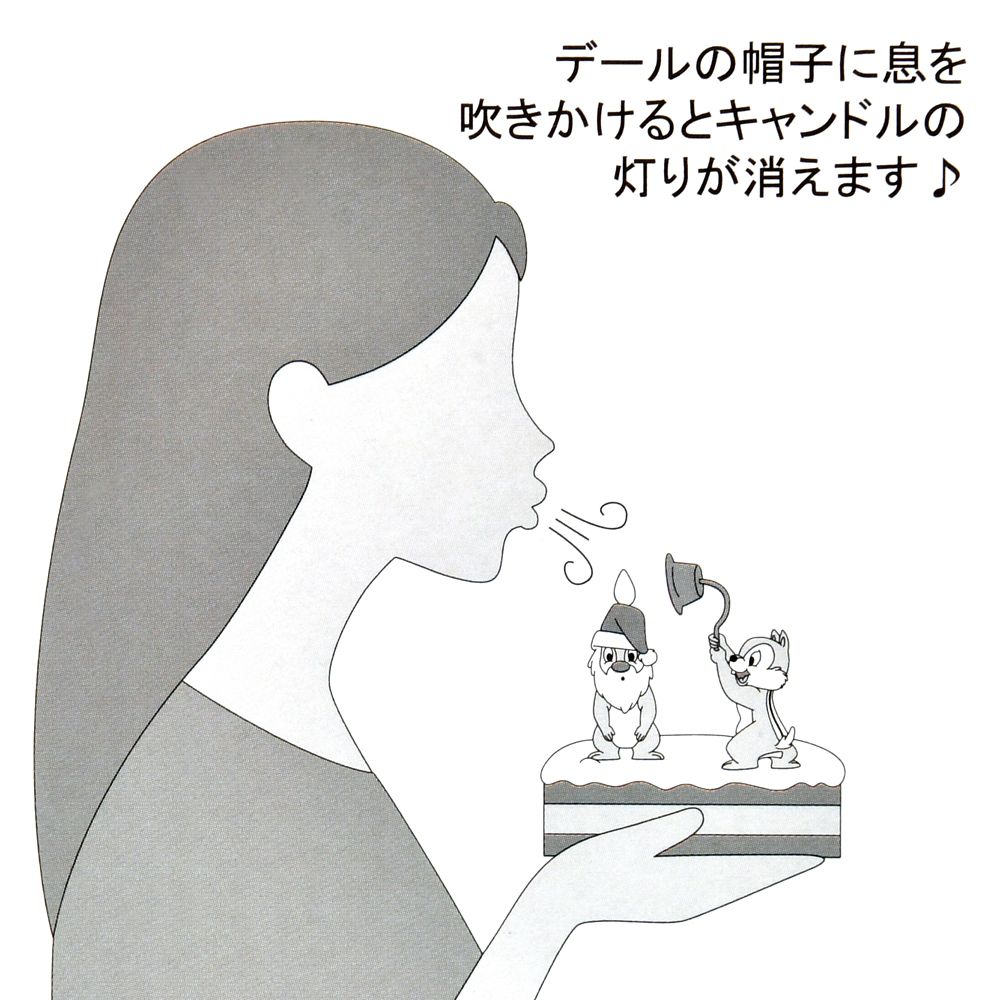 チップ＆デール LEDライト DISNEY CHRISTMAS