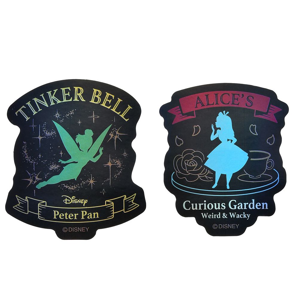 ディズニーキャラクター シール・ステッカー ホログラム シルエット Sticker Collection