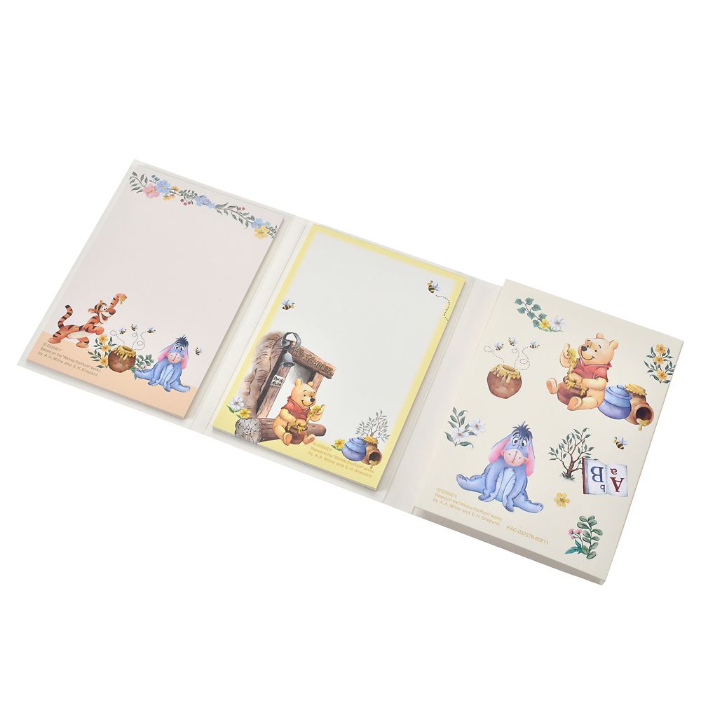 プー＆フレンズ メモ帳 パタパタメモ Splendid Colors