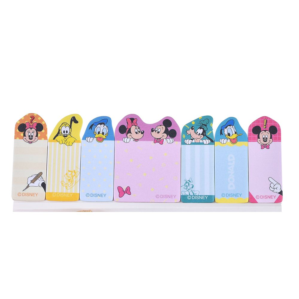 ミッキー＆フレンズ 付箋 インデックス ダイカット retro