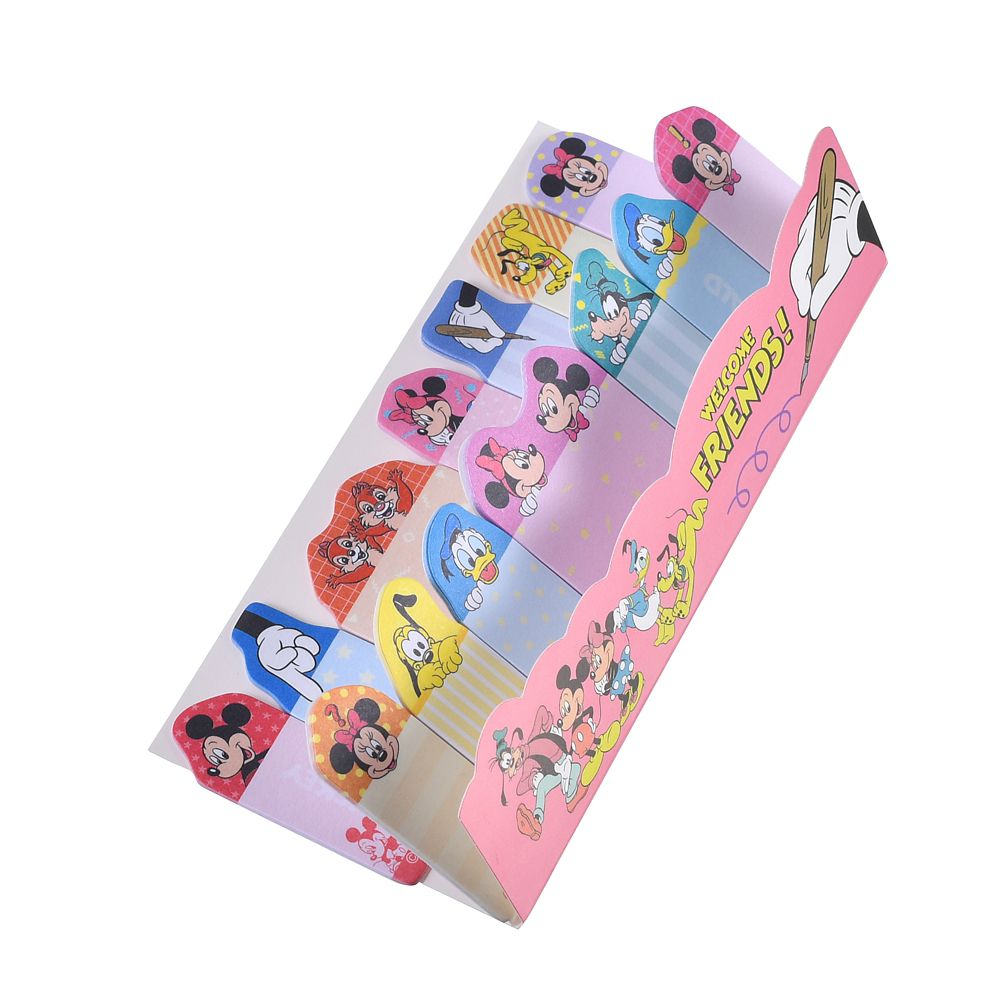 ミッキー＆フレンズ 付箋 インデックス ダイカット retro