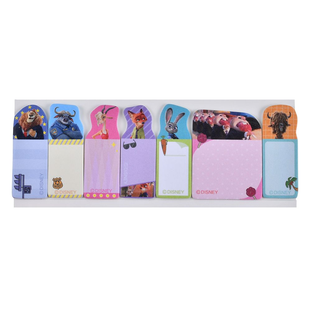 ズートピア 付箋 インデックス ダイカット