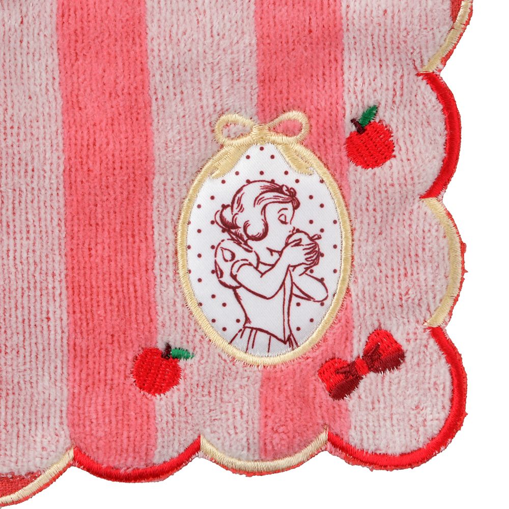 白雪姫 ミニタオル スカラップ ストライプ