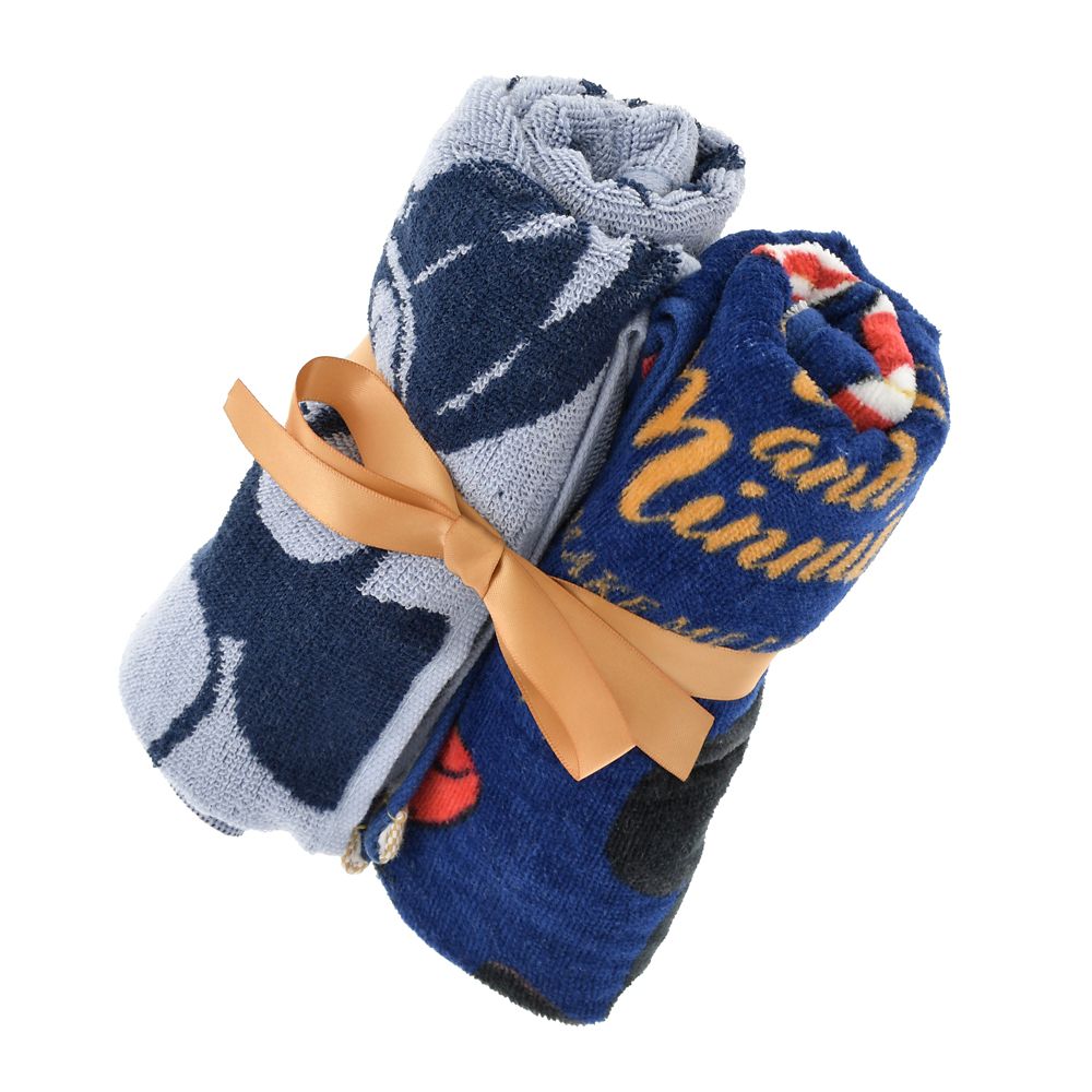 ミッキー＆ミニー フェイスタオル セット ホリデーギフト