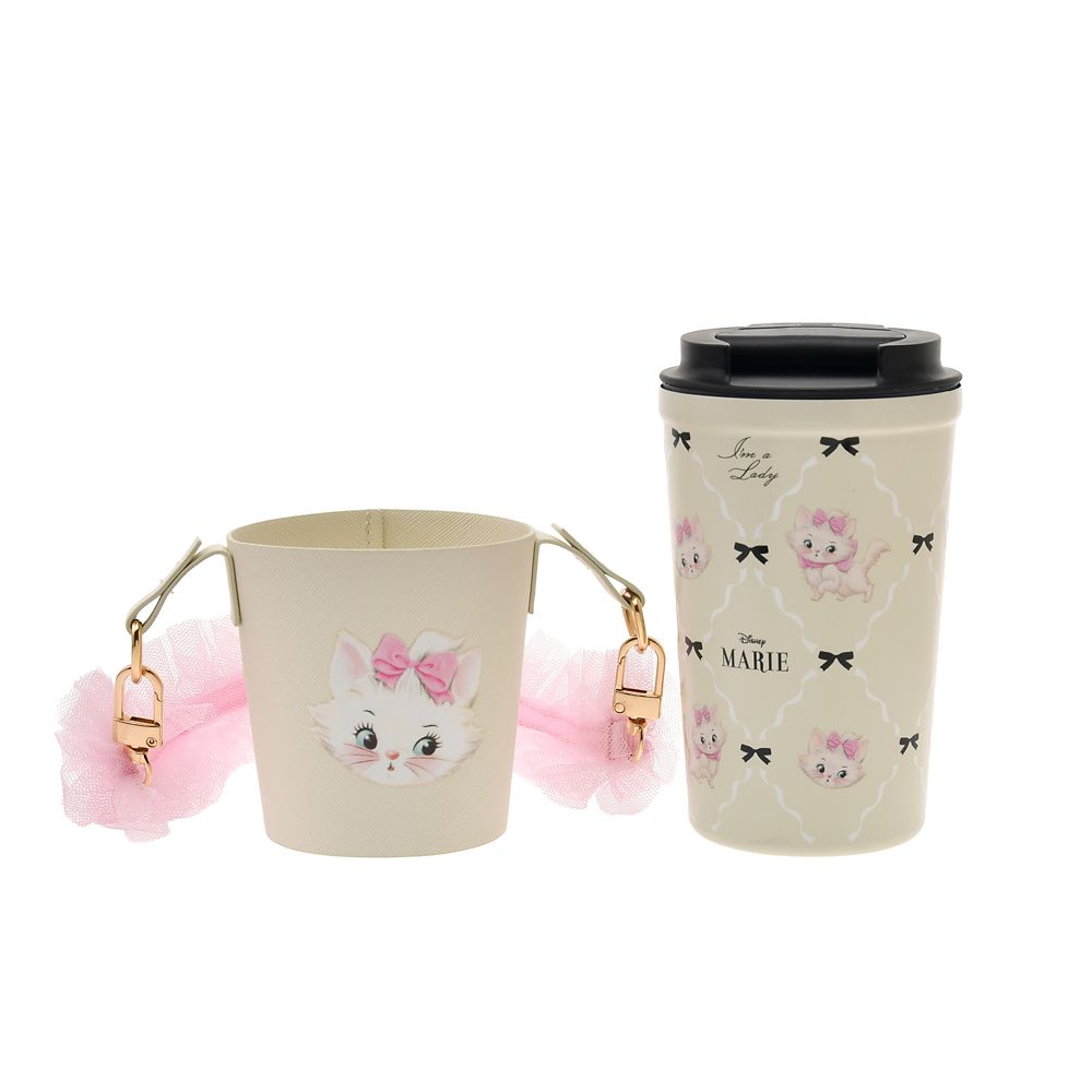 マリー おしゃれキャット タンブラー ステンレス ホルダー付き ARISTOCATS 55TH