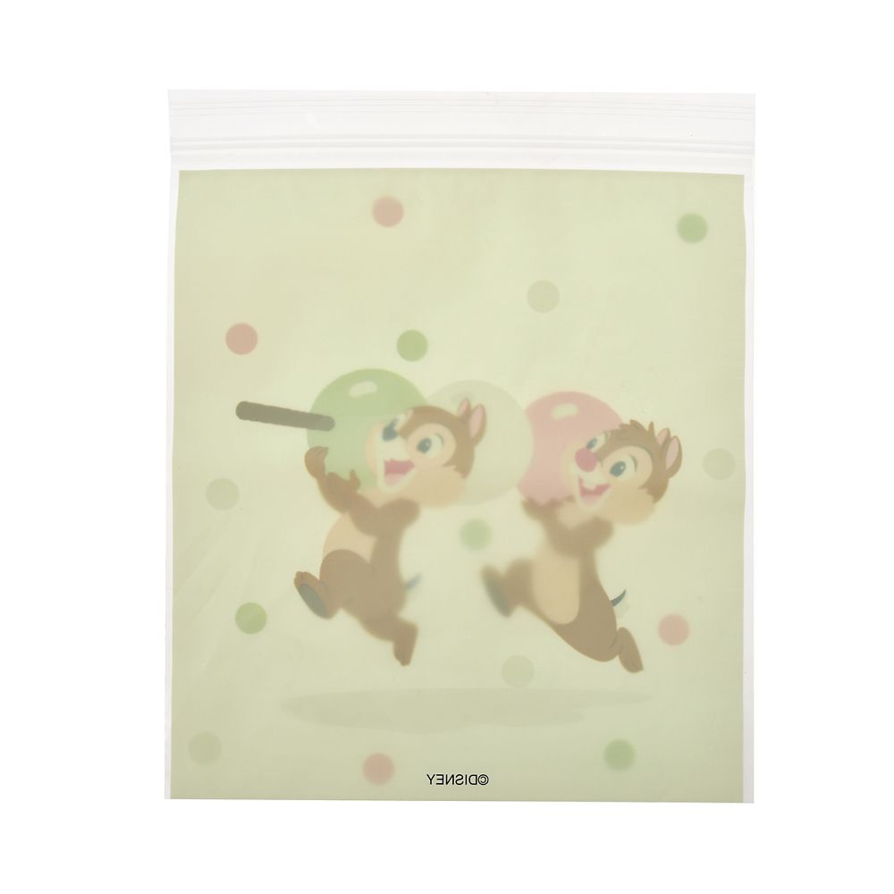 チップ＆デール ジッパーバッグ 三色だんご