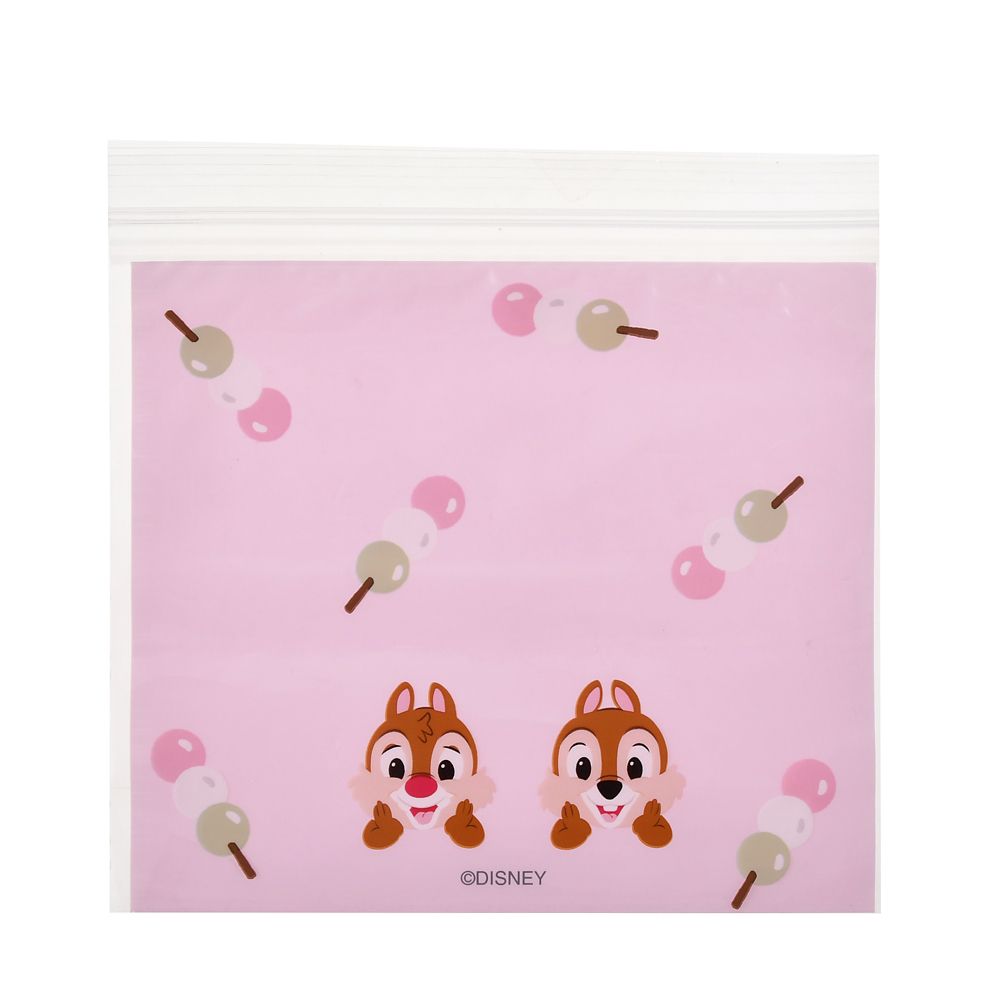 チップ＆デール ジッパーバッグ 三色だんご