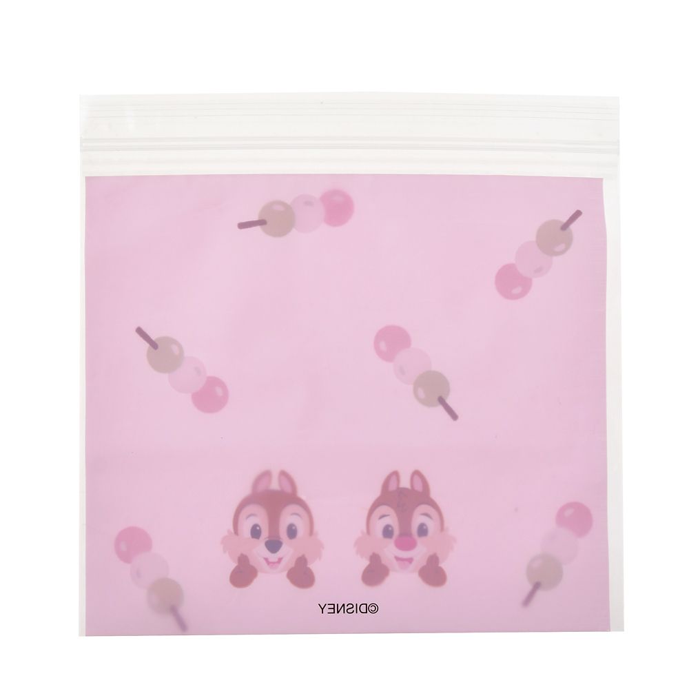 チップ＆デール ジッパーバッグ 三色だんご