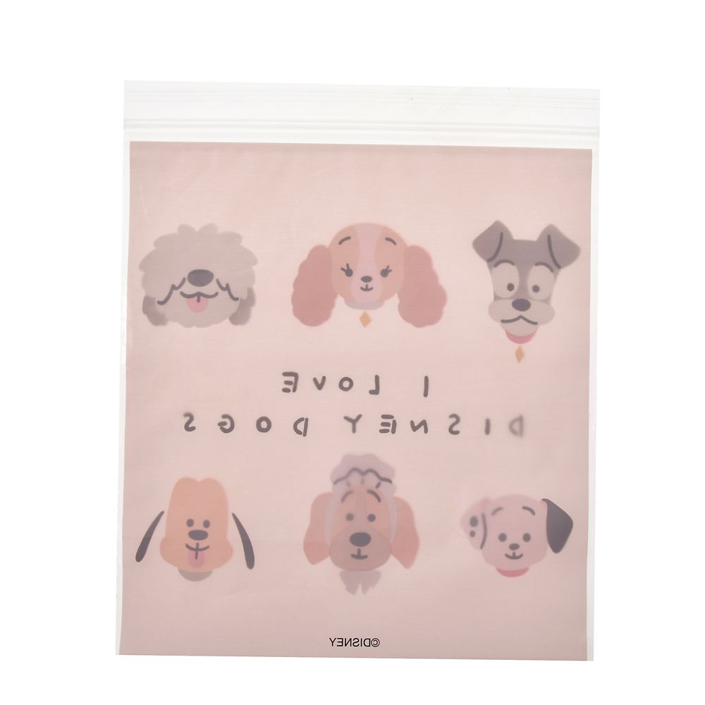 【再入荷】ディズニーキャラクター ジッパーバッグ ゆるかわ ディズニードッグ