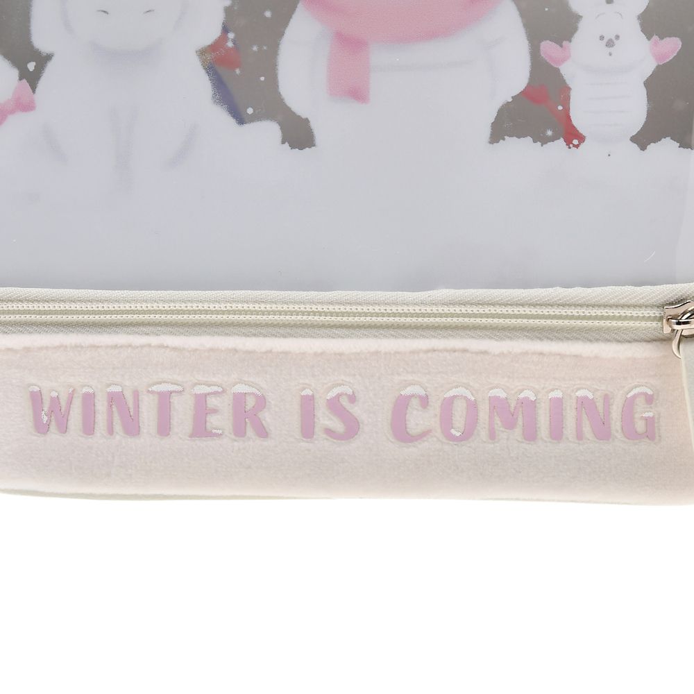 プーさん、ピグレット、イーヨー ポーチ 2段式 WHITE POOH