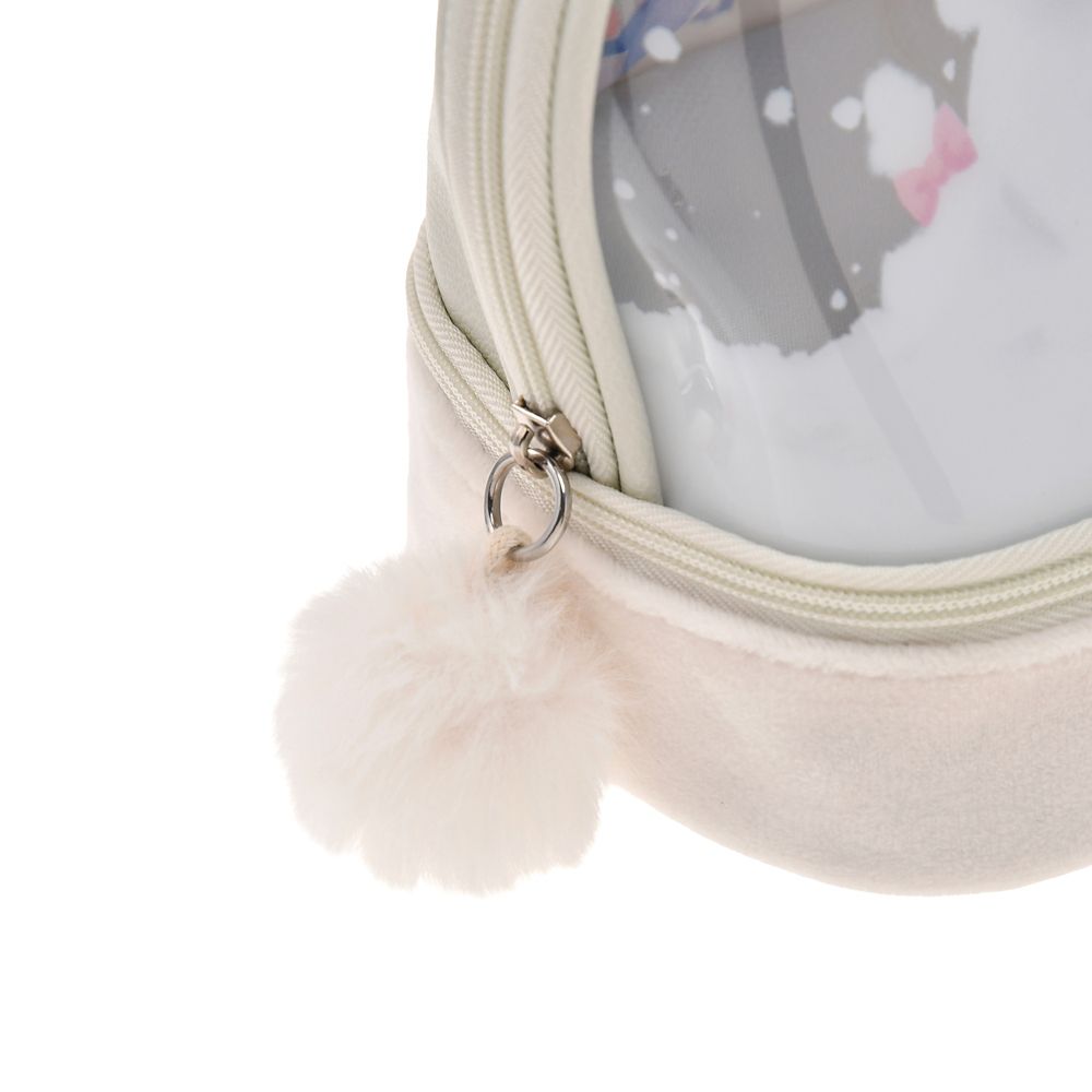 プーさん、ピグレット、イーヨー ポーチ 2段式 WHITE POOH