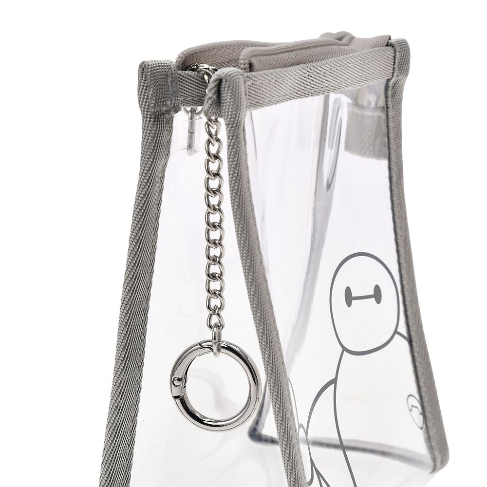 ベイマックス ポーチ クリア カラビナ付き ラインアート