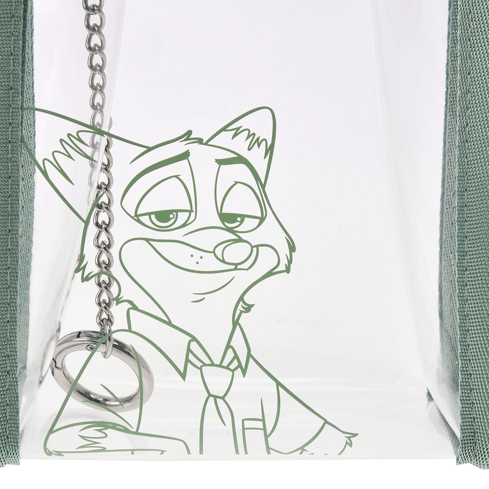 ニック・ワイルド ポーチ クリア カラビナ付き ラインアート