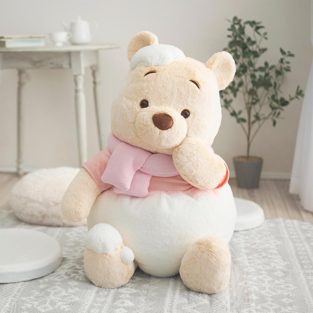 プーさん 81cm ぬいぐるみ スーパービッグ WHITE POOH