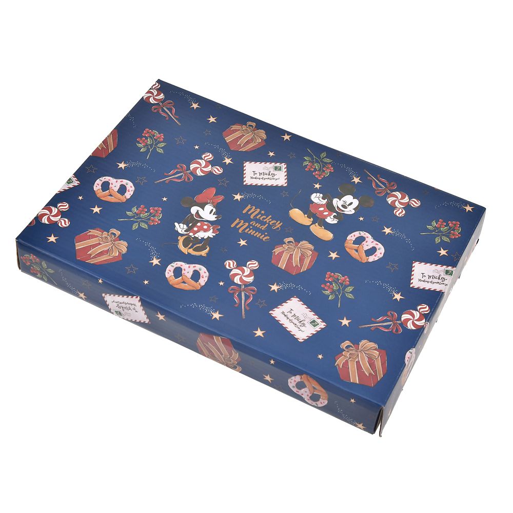 ミッキー＆ミニー プレート オーバル Holiday Season collection